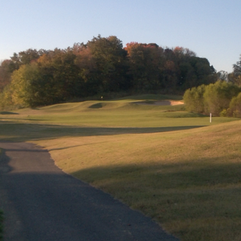 promotile 4 of golf course at sunset