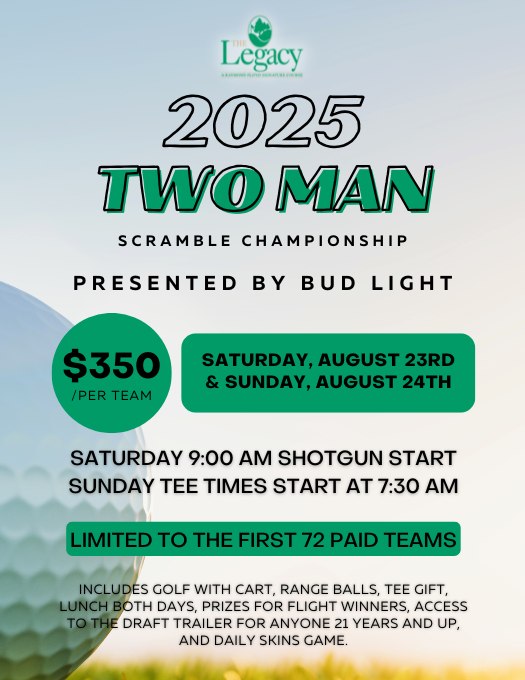 2025 Two Man Scramble presented by Bud Light